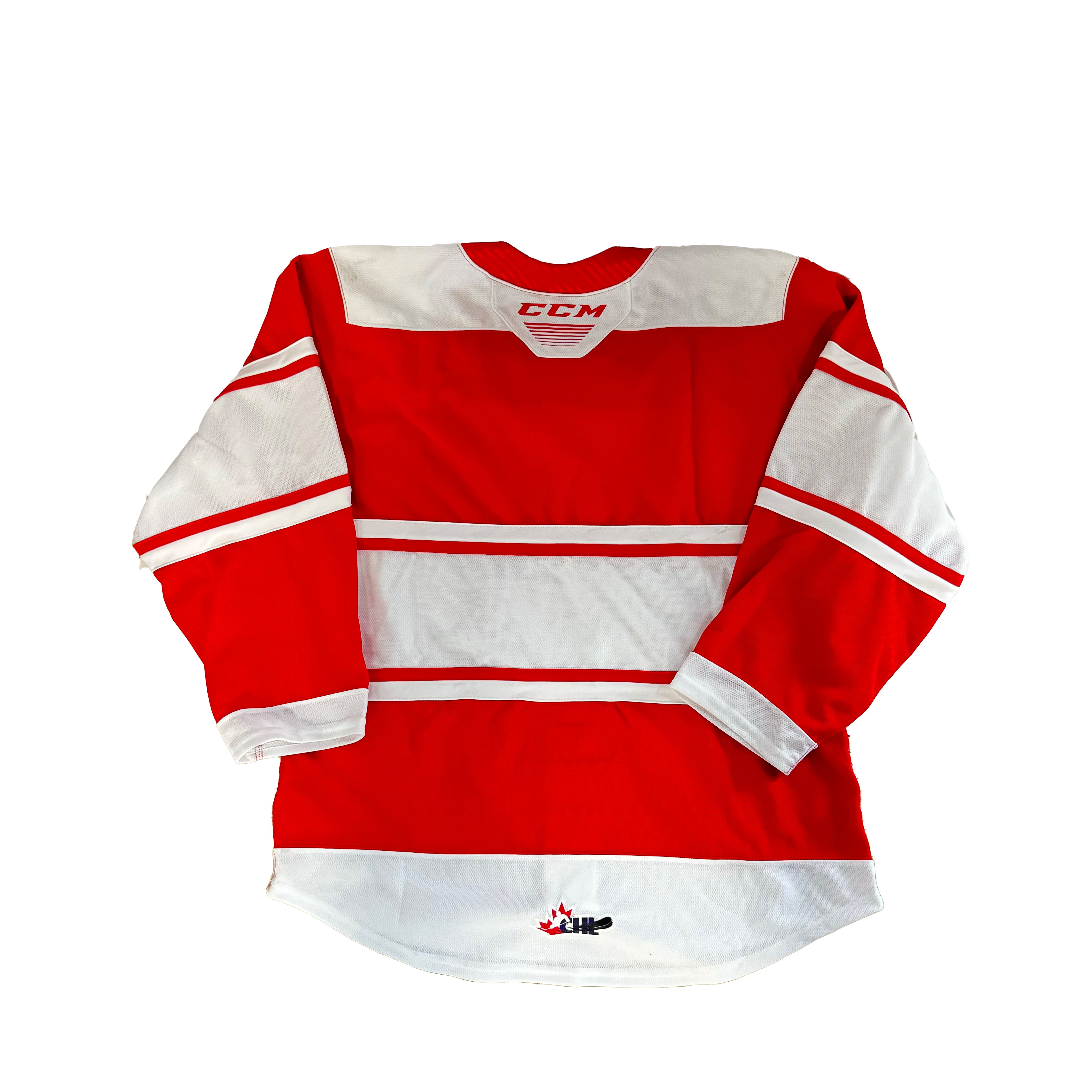 OHL - Maillot extérieur des Greyhounds de Sault Ste. Marie (rouge/blanc)